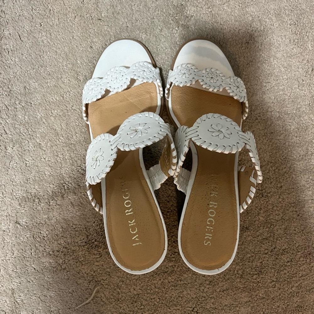 Jack Rogers Women's White Sandals